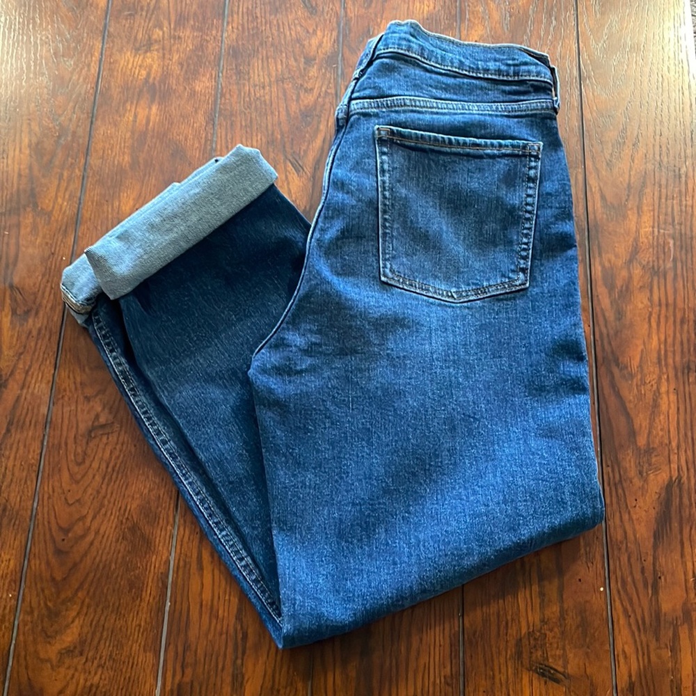 Old Navy ski hi straight size 8 tall jeans